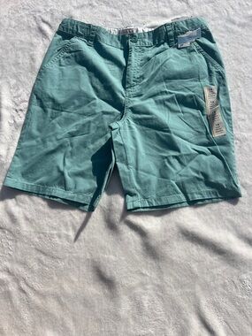 Cat & Jack Teal Boys' Cotton Flat Front Shorts